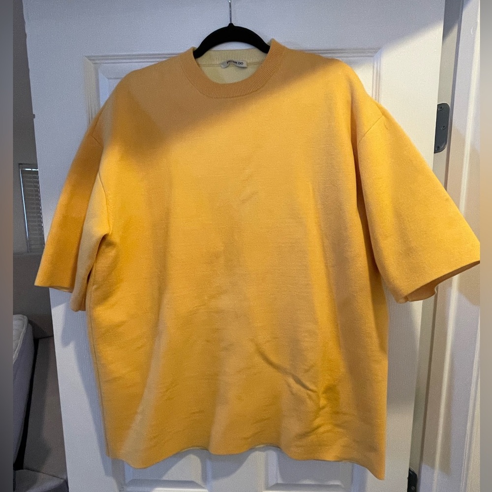 Oversized cut out sweat shirt